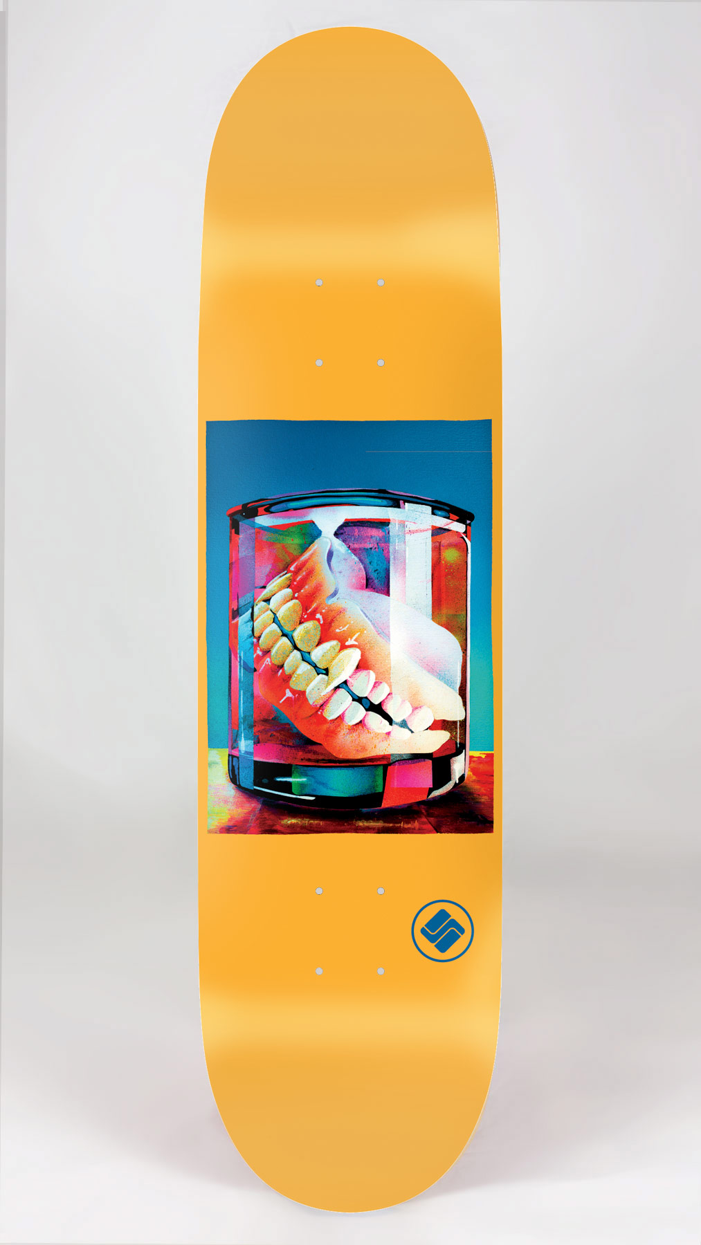 skateboard art gavin lee science skateboards teeth deck skateboard graphic