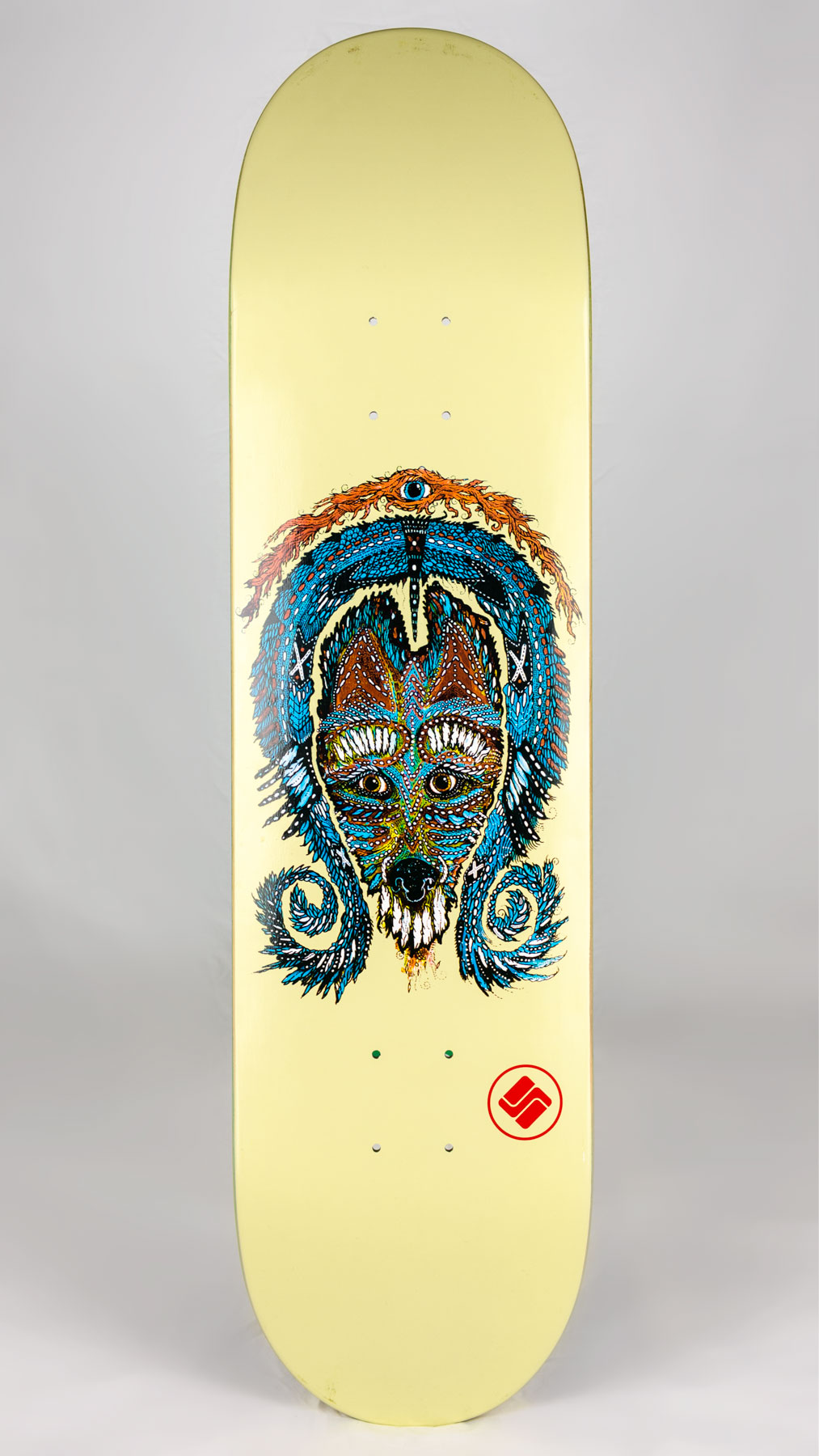 skateboard art james brason science skateboards lobos skateboard graphic